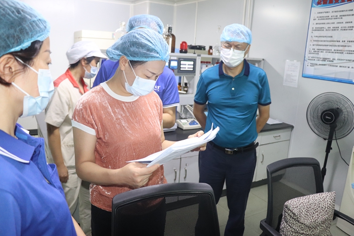 韶關市市場監管局到廣東藍松生產基地調研